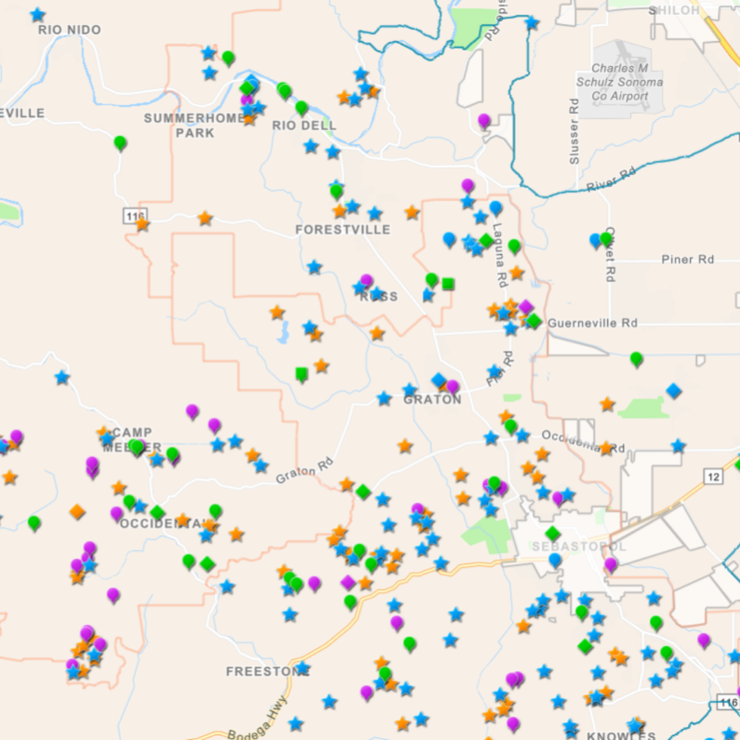 County of Sonoma Chipper Program Dashboard