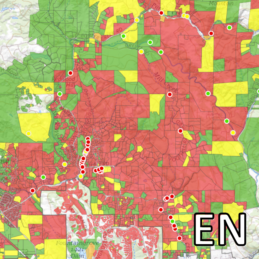 2017 Sonoma County Complex Fire RESA Evaluation Activity Map
