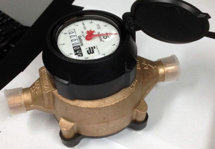 totalizing water meter