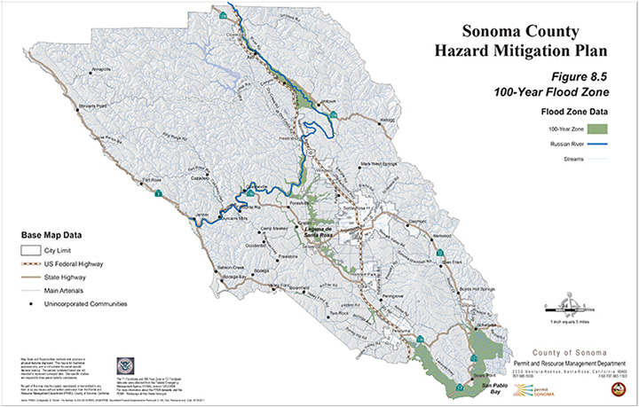 100 Year Flood Zone Map