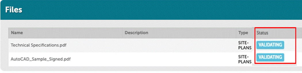 file validation window