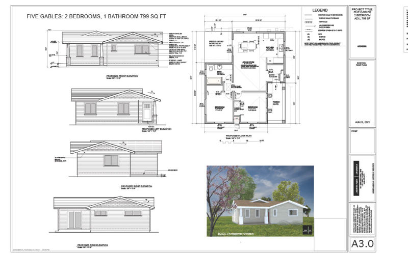 Five Gables Plans